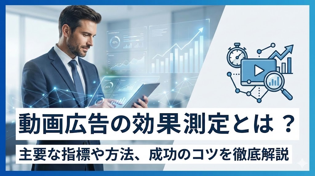 動画広告の効果測定とは？主要な指標や方法、成功のコツを徹底解説