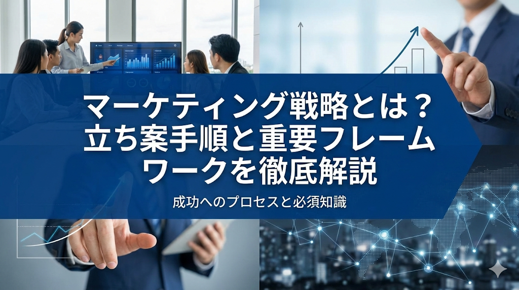 マーケティング戦略とは？立案手順と重要フレームワークを徹底解説