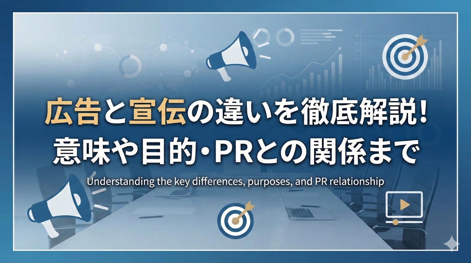 広告と宣伝の違いを徹底解説！意味や目的・PRとの関係まで
