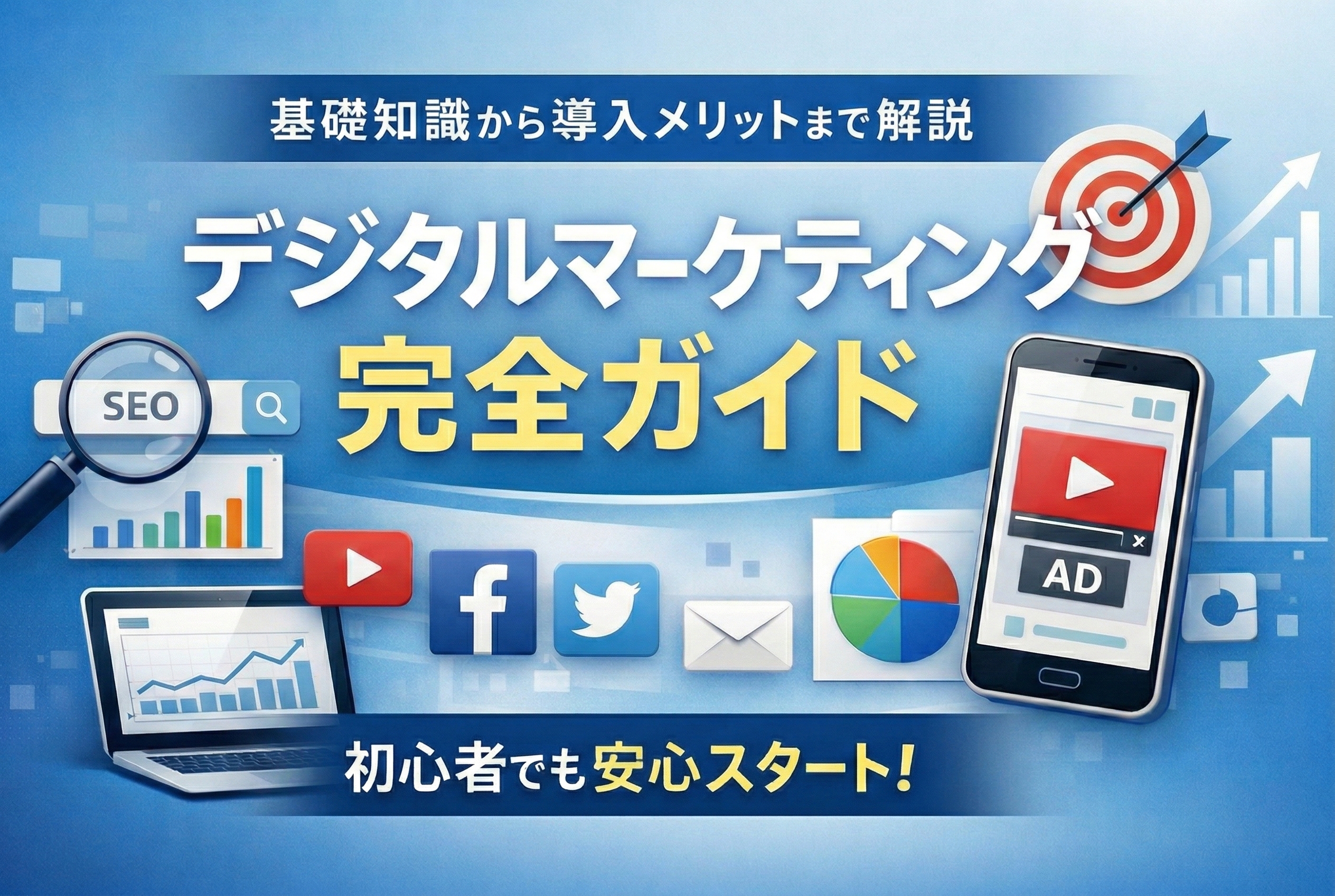 デジタルマーケティングとは？基礎知識や手法・導入メリットを完全解説