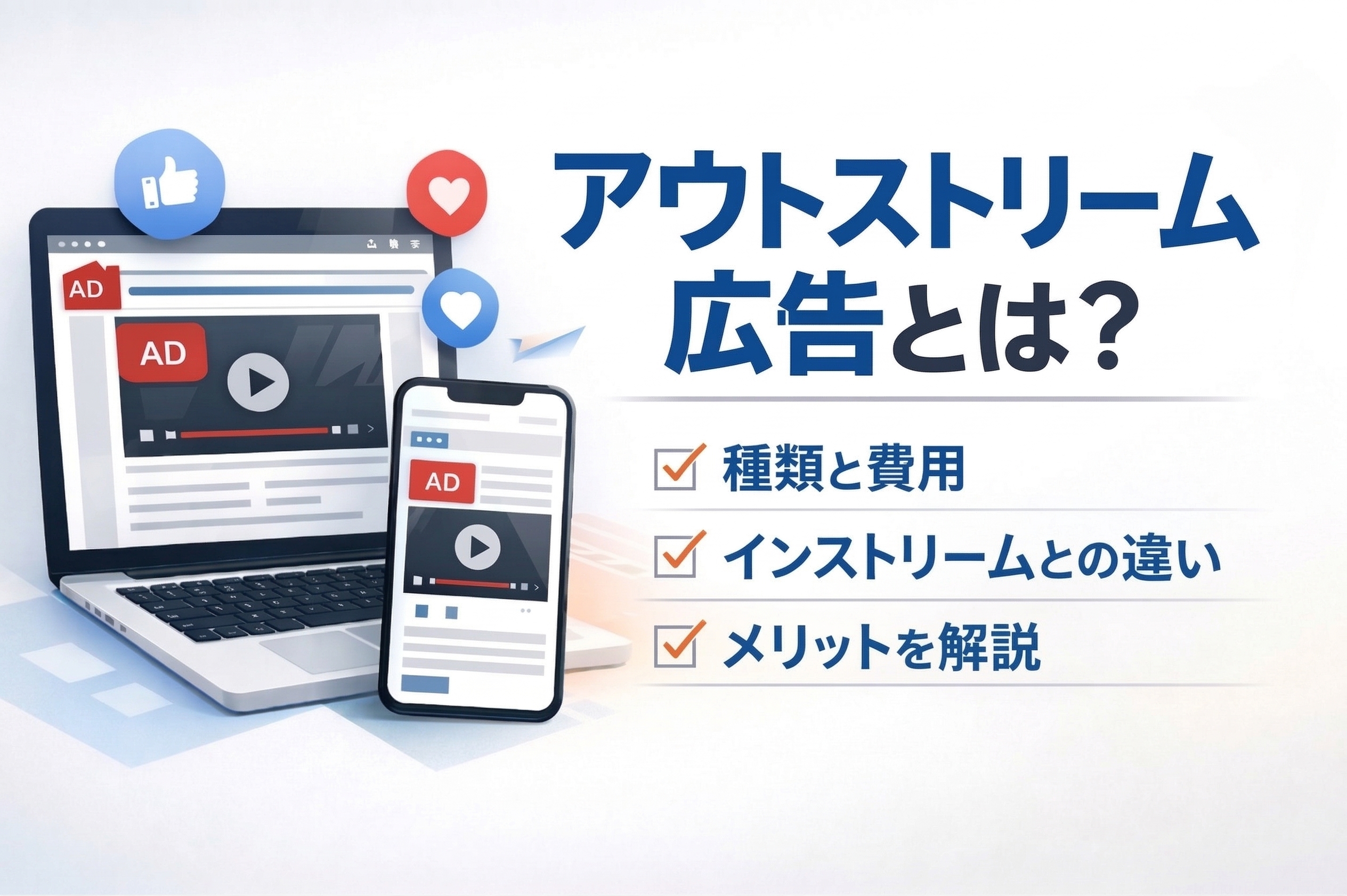 アウトストリーム広告とは？種類や費用、インストリームとの違いを解説