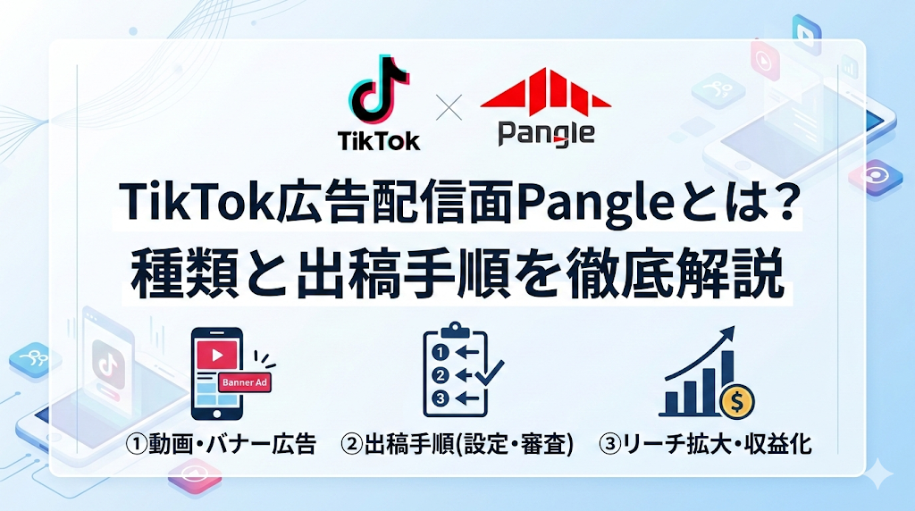 TikTok広告配信面Pangleとは？種類と出稿手順を徹底解説