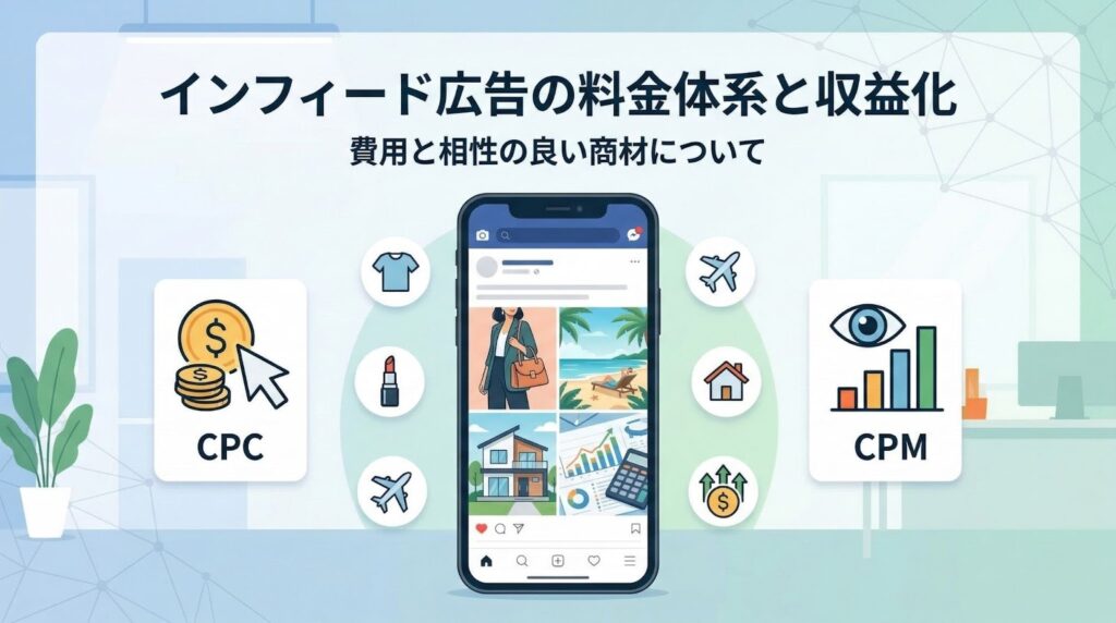 インフィード広告の料金体系と収益化