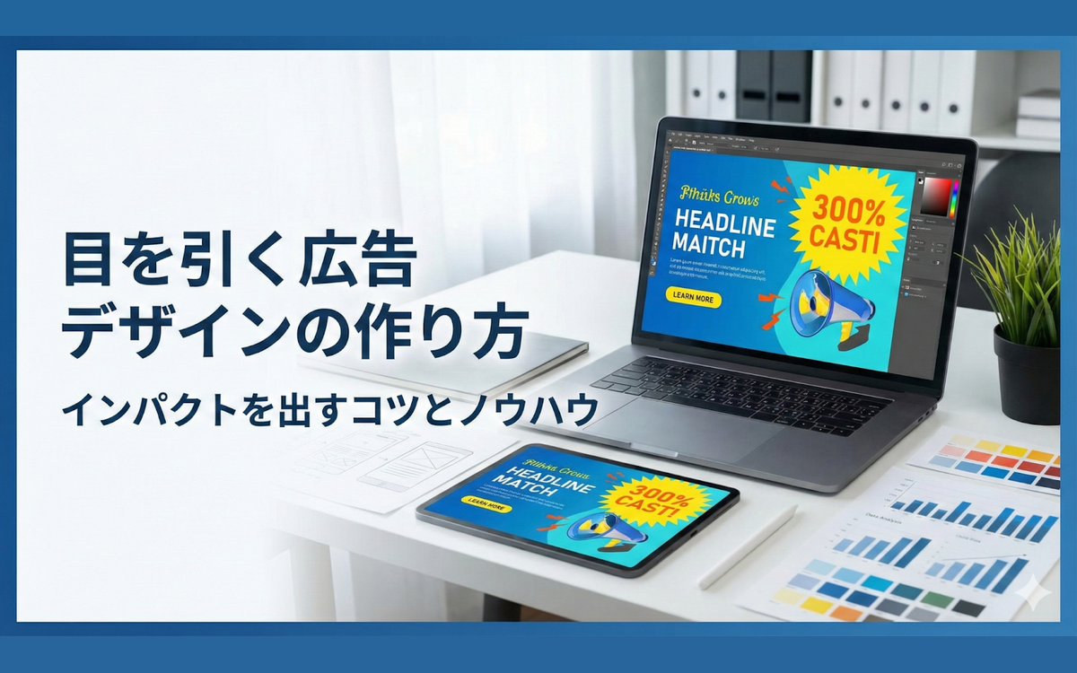 【目を引く広告】デザインの作り方とコツ！インパクトを出す方法