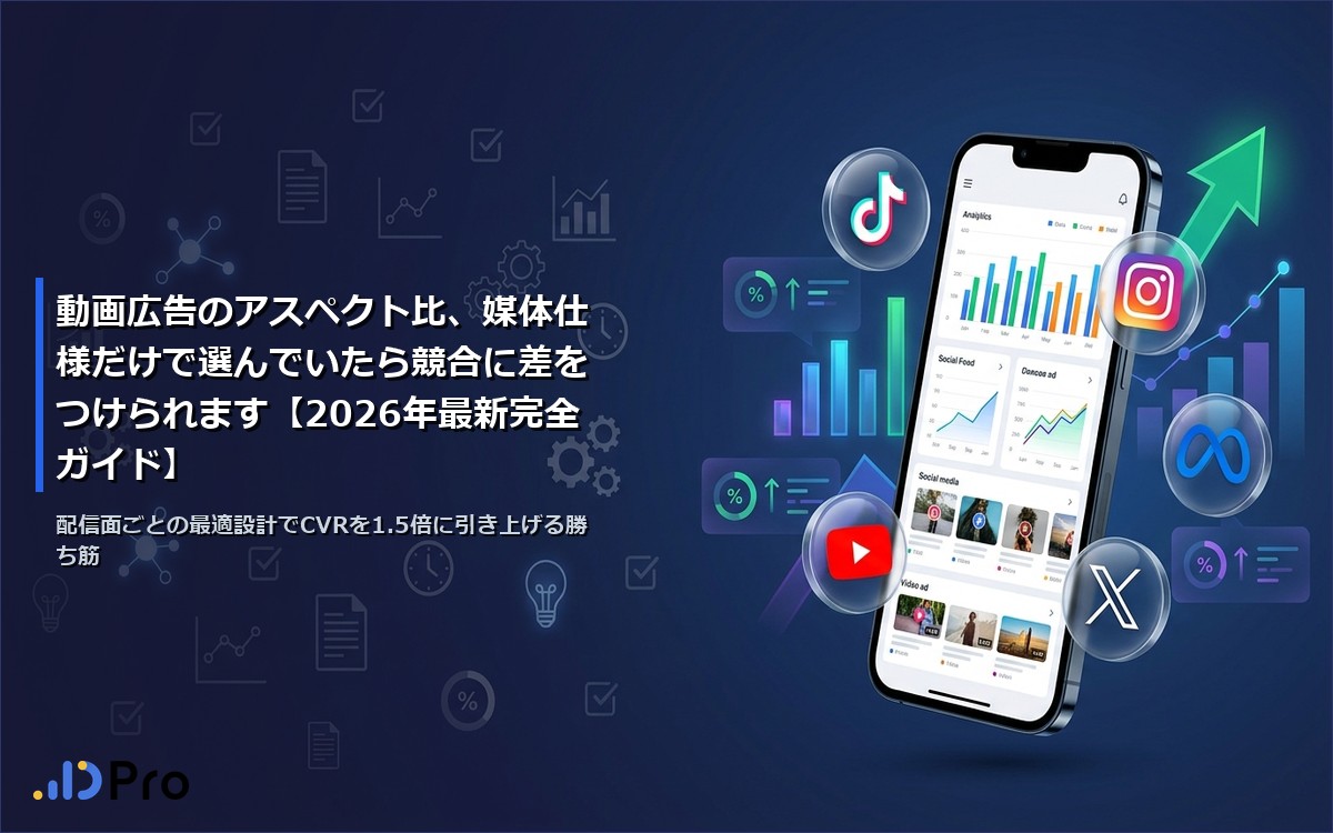 動画広告のアスペクト比、媒体仕様だけで選んでいたら競合に差をつけられます【2026年最新完全ガイド】