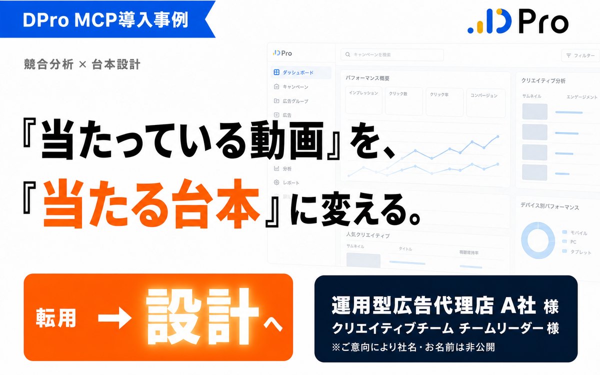 【事例】“当たっている動画”を、“当たる台本”に変える｜自社の事実と需要を固めてから、市場の型を照合する